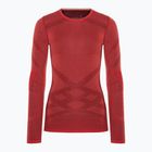 Dámská termoakční mikina Smartwool Intraknit Thermal Merino Baselayer Crew scarlet/black