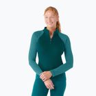 Dámská termoakční mikina Smartwool Classic Thermal Merino Baselayer 1/4 Zip Boxed emerald