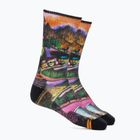 Trekové ponožky Smartwool Hike Light Cushion New AOTO Print 2 Crew power pink t