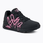 Dámské boty  SKECHERS Uno Dripping In Love black/pink