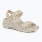 Dámské sandály  SKECHERS Go Walk Arch Fit Sandal Polished beige