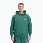 Pánská mikina New Balance Hoops Fleece Hoodie team forest green