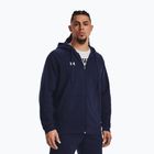 Pánská mikina   Under Armour Rival Fleece FZ midnight navy/white