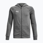 Dětská mikina Under Armour Rival Fleece FZ Hoodie grey