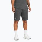Pánské sportovní kraťasy  Under Armour Rival Terry castlerock light heather/onyx white