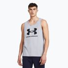 Pánské tílko Under Armour Sportstyle Logo steel light heather/black
