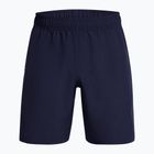 Pánské tréninkové šortky Under Armour Tech Woven Wordmark midnight navy/white