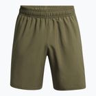 Pánské tréninkové šortky Under Armour Tech Woven Wordmark marine od green/black
