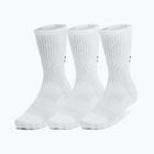Ponožky Under Armour Training Cotton Crew 3 páry white/white/black