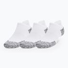 Běžecké ponožky Under Armour Dry Run Cushion No Show 3 pary white/halo gray/reflective