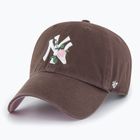 Kšiltovka 47 Brand New York Yankees Thorn cap CLEAN UP brown