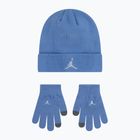 Czapka + rękawiczki dziecięce Nike Jordan Essentials Beanie Set legend blue