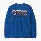 Pánské tričko longsleeve Patagonia Chill Responsibili endless blue