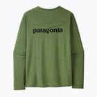 Pánské tričko Patagonia Cap Cool Daily Graphic-Waters Longsleeve casting logo/terrain green x-dye 