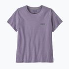 Dámské tričko Patagonia P-6 Logo Responsibili-Tee concrete purple