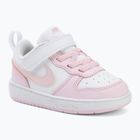 Dětské boty do vody Nike Court Borough Low Recraft white/pink foam