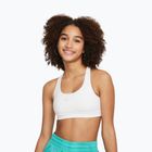 Dětská sportovní podprsenka Nike Swoosh white/pure platinum