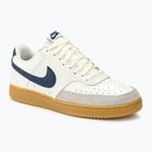 Pánské boty Nike Court Vision Low sail / gum light brown / light iron ore / midnight navy
