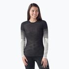 Dámská termoakční mikina Smartwool Intraknit Thermal Merino Base Layer Pattern Crew black