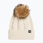 Dětská zimní čepice The North Face Oh Mega Fur Pom Beanie white Dune