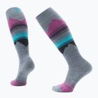 Dámské lyžařské ponožky Smartwool  Ski Targeted Cushion Pattern OTC pewter blue