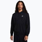Pánská mikina Nike Club French Terry Pullover Hoodie black/black/white