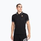 Pánské tenisové tričko Nike Court Heritage Polo black/white