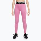 Dětské legíny Nike Pro Dri-FIT magic flamingo/white