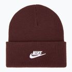 Dětská zimní čepice Nike Peak burgundy crush/white