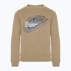 Dětská mikina Nike Sportswear Standard Issue Crew-Neck khaki