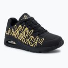 Dámské boty  SKECHERS JGoldcrown Uno Golden Heart black/multicolor metallic