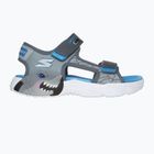Dětské sandály SKECHERS S-Lights Creature Splash charcoal/blue
