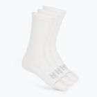 Ponožky  HOKA Crew Run Sock 3 pary white/white/white