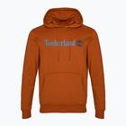 Pánská mikina  Timberland Linear Logo Hoodie umber