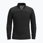 Pánská termo mikina Smartwool Intraknit Thermal Merino Base Layer 1/4 Zip black/white