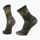 Ponožky Smartwool Hike Light Cushion Soaring Print Mid Crew charcoal
