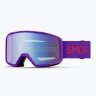 Lyžařské brýle Smith Tribute S1 fresh purple/blue sensor mirror antifog