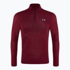 Pánská běžecká mikina Under Armour Seamless Stride 1/4 Zip racer red/reflective