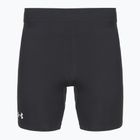 Pánské běžecké legíny Under Armour Launch Half Tights black/black/metallic silver