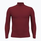 Pánské tričko longsleeve Under Armour Elite Mock CG cardinal/metallic silver