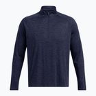 Pánská mikina Under Armour Tech Textured 1/2 Zip midnight navy/black