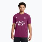 Pánské tréninkové tričko Under Armour Project Rock Badge Of Honor purple