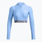 Dámské tréninkové tílko top  Under Armour Heat Gear Rib 1/4 Zip horizon blue/white