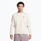Pánská mikina Under Armour Unstoppable Fleece Crew summit white/black