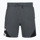 Pánské šortky  Under Armour Curry Splash Fleece Short castlerock full heather/black/white clay