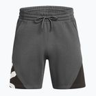 Pánské šortky  Under Armour Curry Splash Fleece Short castlerock full heather/black/white clay