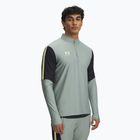 Pánská fotbalová mikina Under Armour Challenger Pro 1/4 Zip silica green / black / sonic yellow