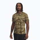 Pánské tréninkové tričko Under Armour Project Rock Iso Chill SS bayou/timberwolf taupe/baroque green
