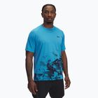 Pánské tréninkové tílko Pánské tréninkové tričko Under Armour Tech Fade ether blue/midnight navy/midnight navy