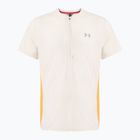 Pánské běžecké tričko Under Armour Trail Run Zip stone/noble gold/reflective